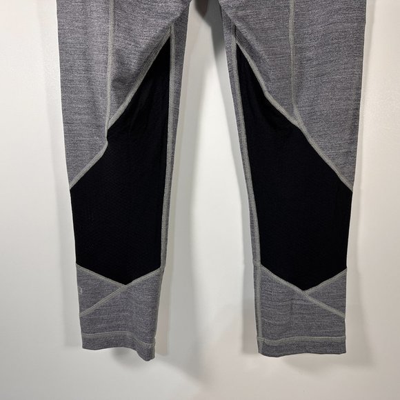 Lululemon Athletica Gray Work Out Leggings Women Size 8 - Picture 6 of 7
